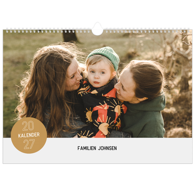 Fotokalender A3 — Fotoklistremerke [kalender-forside]