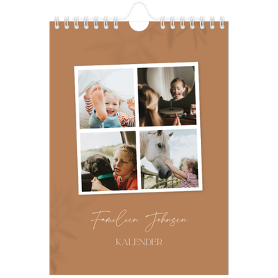Fotokalender A5 — Jordnært design [kalender-forside]