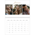Fotokalender A4 dobbel (30 x 40 cm) — Elegant kalender [Januar]