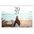 Fotokalender A4 dobbel (30 x 40 cm) — Surfing i solnedgang [kalender-forside]