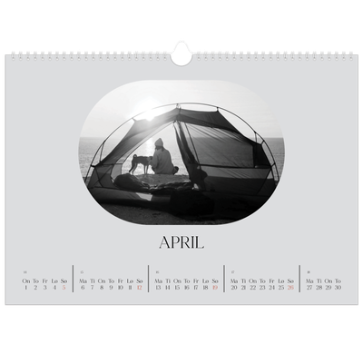 Fotokalender A3 — Den åpne veien [April]
