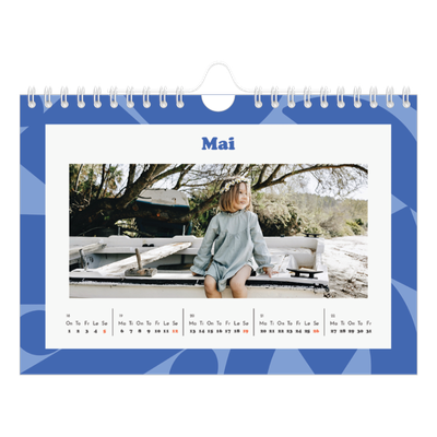 Fotokalender A5 — Lek med mønster [kalender-forside]