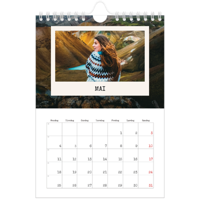 Fotokalender A5 — Portrettredigeringen [kalender-forside]