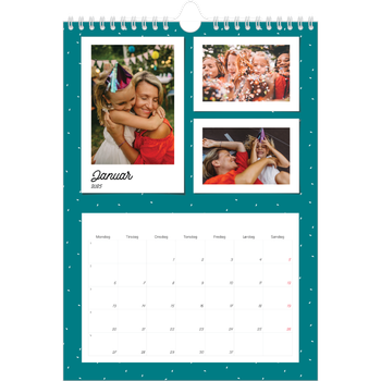 Fotokalender A4 — Fargerike minner