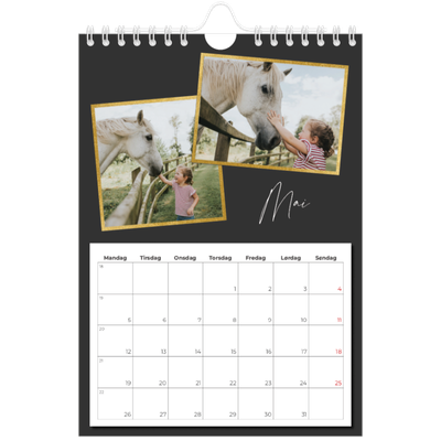 Fotokalender A5 — Gode minner [kalender-forside]