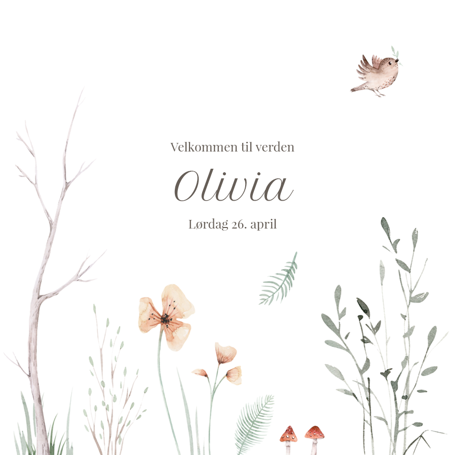 Invitasjoner — Mild vårtid