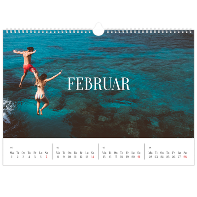 Fotokalender A3 — Endeløs flukt [Februar]