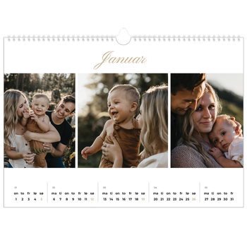 Fotokalender A3 — Elegant kalender