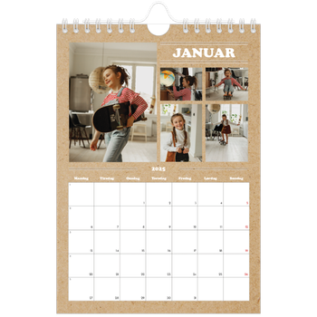 Fotokalender A5 — Magasinstil