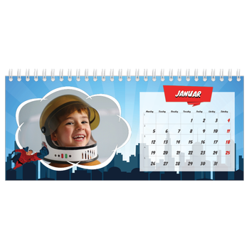 Bordkalender med foto — Tegneserie