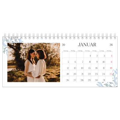 Bordkalendere — Elegant blomstret [Januar]