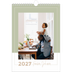 A4 Familieplanleggere — Familieplanlegger i jordfarger - Familie på 4 [kalender-forside]