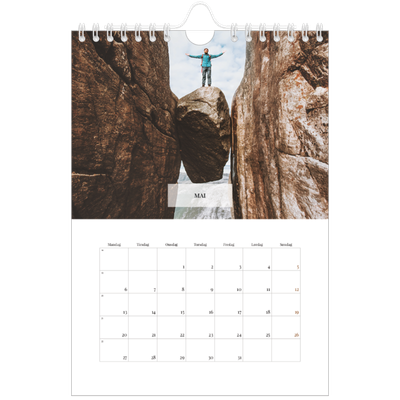 Fotokalender A5 — Klassisk kalender [kalender-forside]