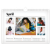 Fotokalender A4 — Avisstil [April]