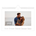 Fotokalender A5 — Överlägg för datumruta [Januar]