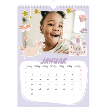Fotokalender A4 — Magisk regnbue