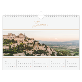 Fotokalender A4 — Elegant gull