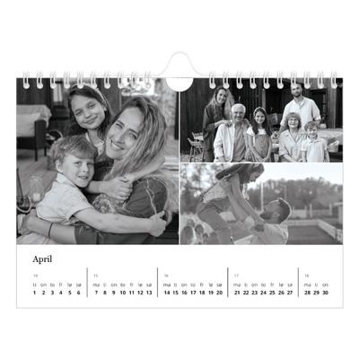 Fotokalender A5 — Bilder i fokus [April]