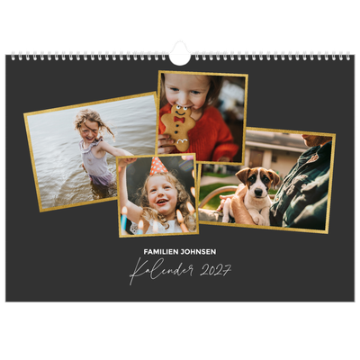Fotokalender A3 — Gode minner [kalender-forside]