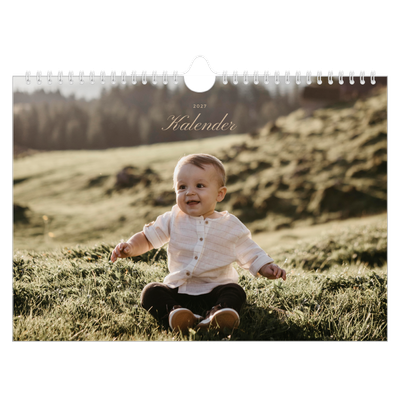 Fotokalender A4 — Elegant kalender [kalender-forside]