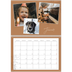 Fotokalender A4 dobbel (30 x 40 cm) — Jordnært design [Januar]