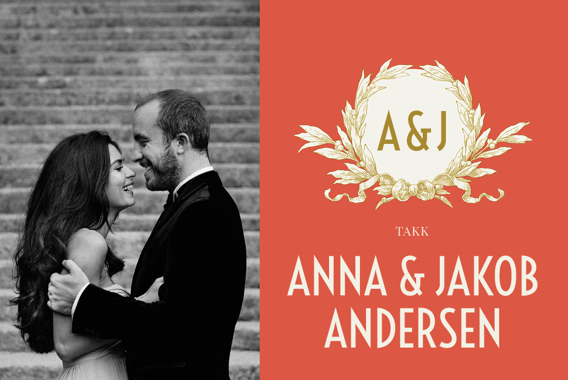 Takkekort — Gullkrans