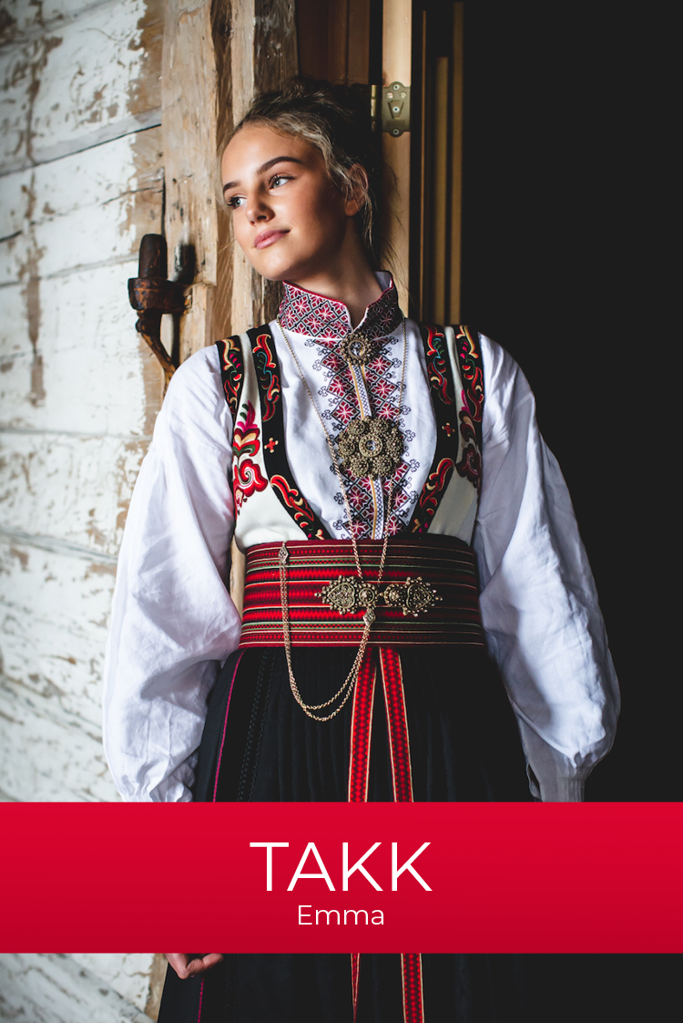 Takkekort — Valmuerød