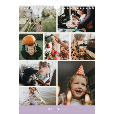 Fotokalender A4 (20 x 30 cm) — Pastellkapitler [kalender-forside]