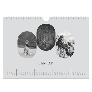 Fotokalender A4 — Den åpne veien