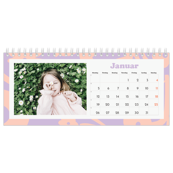 Bordkalender med foto — Lek med mønster