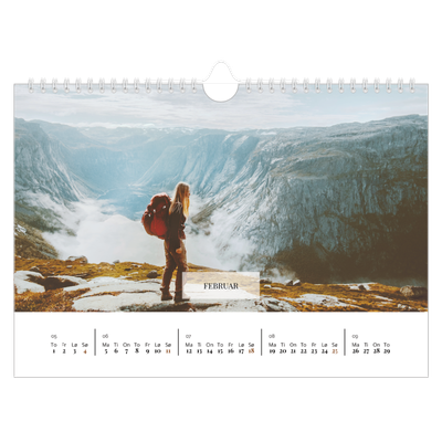 Fotokalender A4 — Klassisk kalender [Februar]
