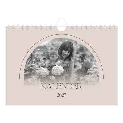 Fotokalender A5 — Enkel botanisk [kalender-forside]