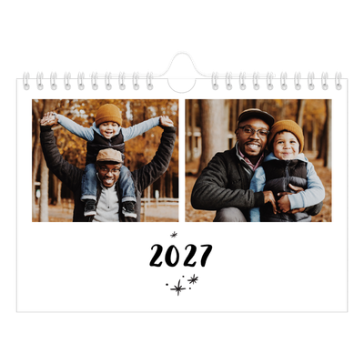 Fotokalender A5 — Håndskrevet [kalender-forside]