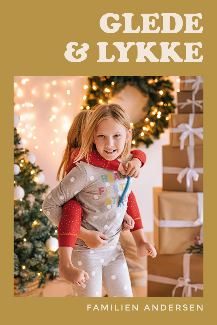 Fotokort — Retro Jul