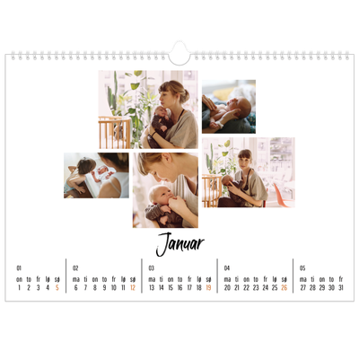 Fotokalender A3 — Boken om meg [Januar]