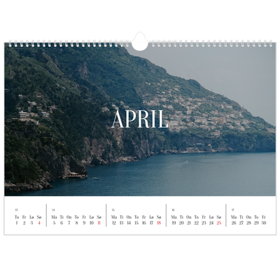 Fotokalender A3 — Endeløs flukt [April]