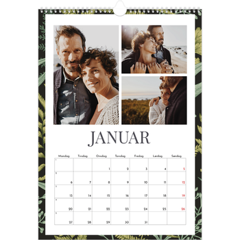 Fotokalender A3 — Blomstrende bakgrunner