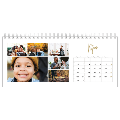 Bordkalendere — Håndskrevet måned [Mars]