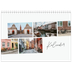 Fotokalender A4 dobbel (30 x 40 cm) — Byferie (hvit) [kalender-forside]