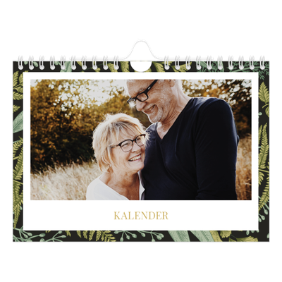 Fotokalender A5 — Blomstrende bakgrunner [kalender-forside]
