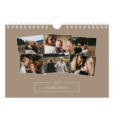 Fotokalender A5 — Våre minner [kalender-forside]