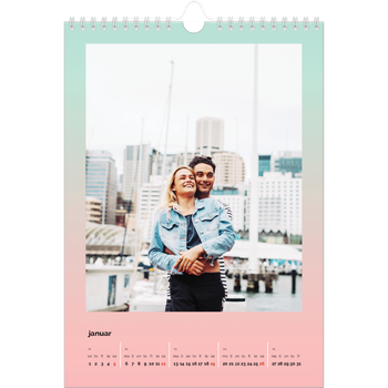 Fotokalender A4 — Pastelltoner