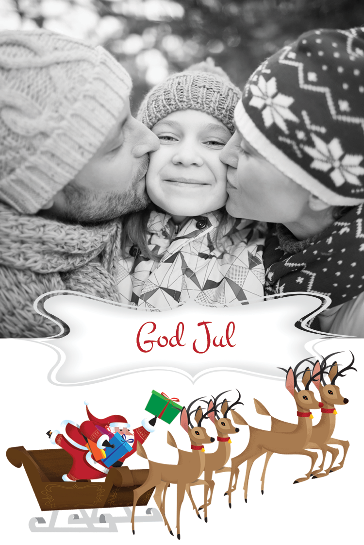 Fotokort — Reinsdyrslede