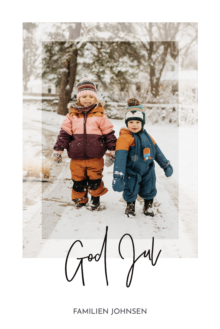 Fotokort — Transparente rammer