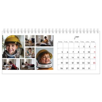Bordkalender med foto — Bildecollage