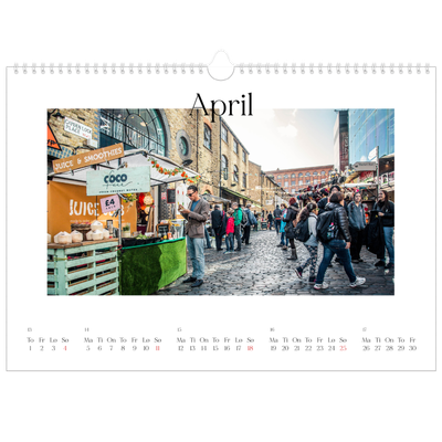 Fotokalender A3 — Min reiseskildring [April]