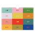 Fotokalender A5 — Fargerik kalender [kalender-forside]