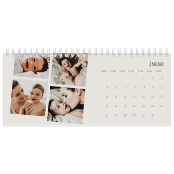 Bordkalender med foto — Bilder i bevegelse