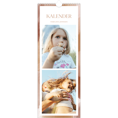 Fotokalender smal  — Penseleffekt [kalender-forside]