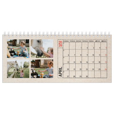 Bordkalendere — Stempeleffekt [April]
